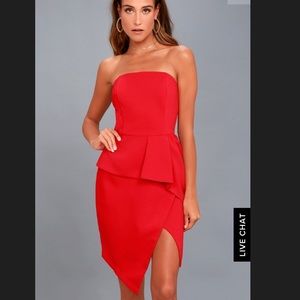 Adelyn Rae asymmetrical dress from Lulu’s